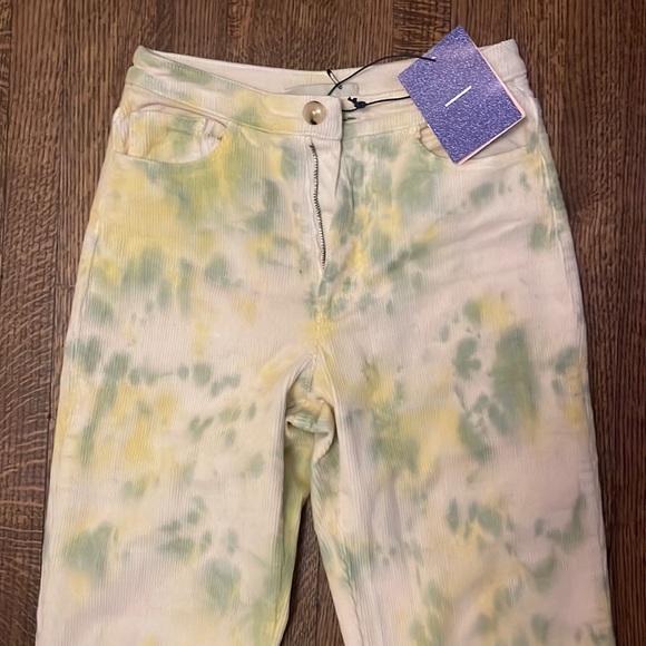 NWT Paloma Wool Calgary Tie Dyed Flare Corduroy Pants - Picture 5 of 6